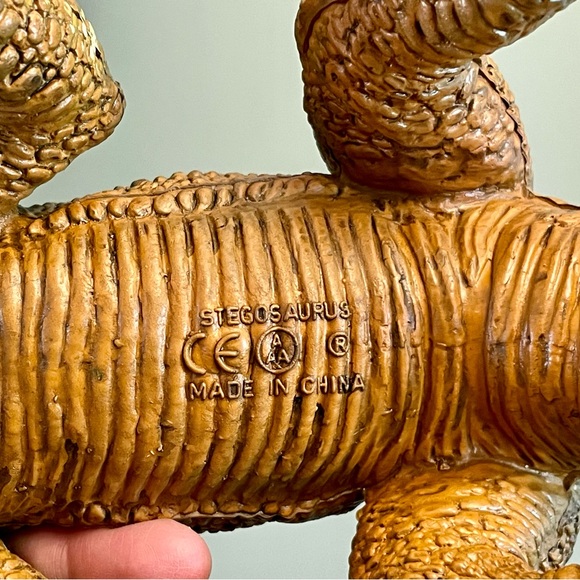 Vintage 1980’s Dinosaur Stegosaurus RARE Toys Jumbo Large Plastic Figure Dino - Picture 4 of 14